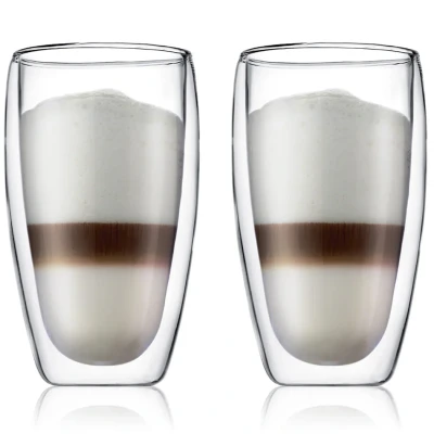 Afbeelding van Bodum Pavina Glas Dubbelwandig Groot 0,45 l Set van 2
