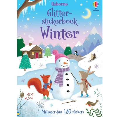 Afbeelding van Uitgeverij usborne glitterstickerboek winter