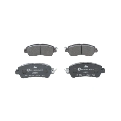 Afbeelding van ATE 13.0470 5674.2 Remblokkenset Met akoestische slijtagewaarschuwing MAZDA: 2 Hatchback