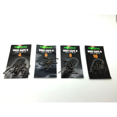 Afbeelding van Korda Wide Gape B Barbless (10 pcs) Maat : Size 4