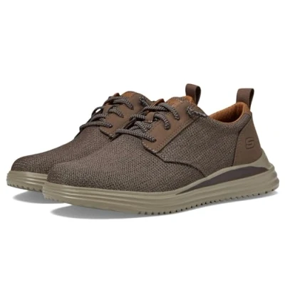 Afbeelding van Skechers Sneakers laag, Heren, Maat: 41, Marrone Kunststof