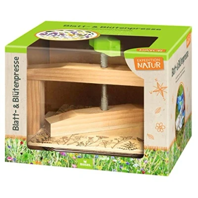 Afbeelding van Moses Bloemenpers Expeditie Natuur Junior 22 X 15,5 Hout
