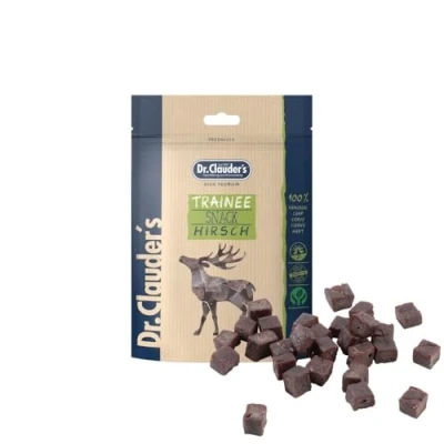 Afbeelding van Dr.Clauder&#039;s Trainingssnack Hondensnacks Hert 80 g