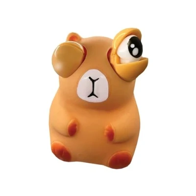 Afbeelding van Wild Winkers Capybara van Deluxebase. knijpspeelgoed met stralende ogen. anti stress speelgoed voor volwassenen en kinderen. Dierenfiguren kinderen speelgoed.