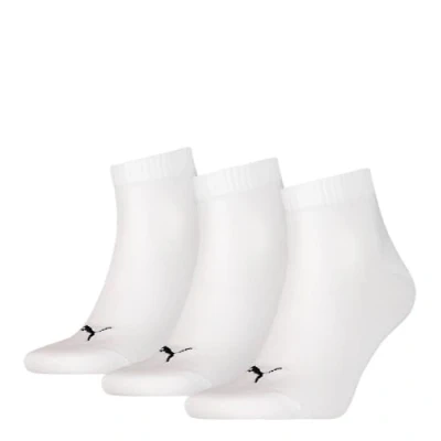Image de PUMA Chaussettes de Sport (Lot 3) Mixte, Blanc, 39 42