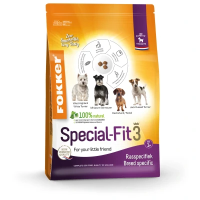 Afbeelding van Fokker Dog Special Fit 3 Hondenvoer 2.5 kg