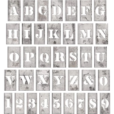 Afbeelding van Tim Holtz Idea ology Stencil Chips Silver (37pcs) (TH94018)
