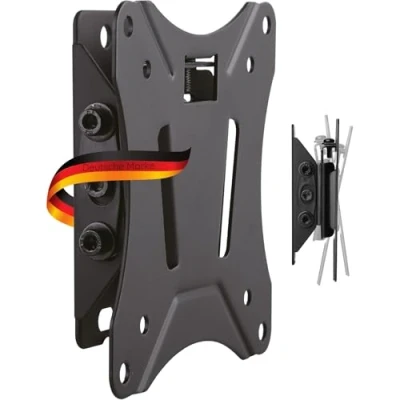 Afbeelding van SCHWAIGER 9352 TV muurbeugel voor 13 29 inch schermen kantelbaar tot 25 kg roestvrij gepoedercoat incl. montagetoebehoren