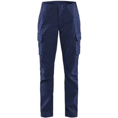 Afbeelding van Blaklader Dames industrie werkbroek stretch 7144 1832 Marineblauw/Korenblauw C44