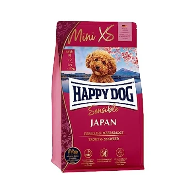 Afbeelding van Happy Dog Sensible Japan Forel en Zeewier Minibrokken 300gr