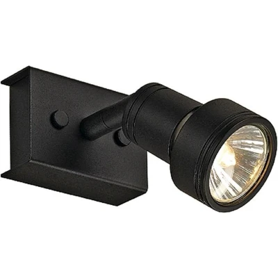 Afbeelding van SLV PURI 147360 Wandlamp GU10 50 W Zwart