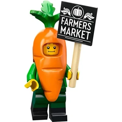 Afbeelding van LEGO Verzamelfiguren Serie 24 Wortel Mascotte 71037 (Bagged)