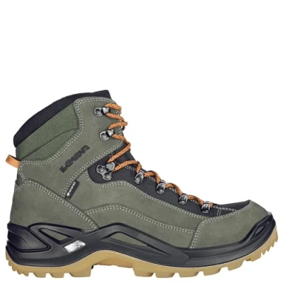 Afbeelding van Lowa Renegade GTX MID Bergschoenen, Heren, Maat: 42, Forest/orange Nubukleer/ textiel