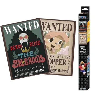 Afbeelding van GBeye One Piece 2 Chibi Poster Set Wanted Chopper &amp; Brook (Diversen) Nieuw