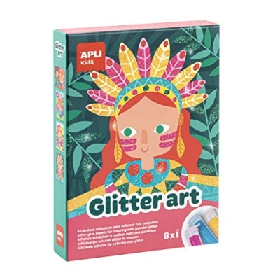 Afbeelding van Apli kids knutselset glitterkunst