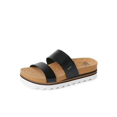 Afbeelding van Reef Cushion Bounce Vista Hi Damessandalen, zwart.