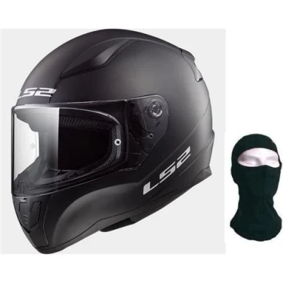 Image de LS2 Casque intégral Rapid + Cagoule Noir mat