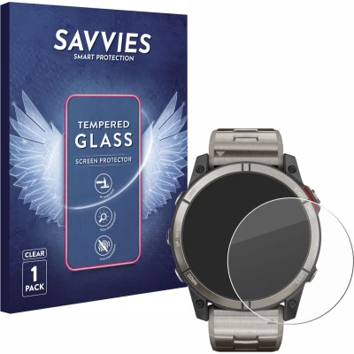 Afbeelding van Savvies Gehard glazen schermbeschermer, Smartwatch beschermfolie, Transparant