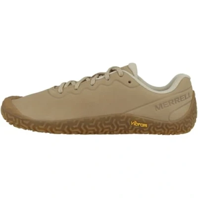 Afbeelding van Merrell Vapor Glove 6 Loopschoen neutraal, Dames, Maat: 40, Khaki Leer