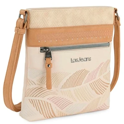 Afbeelding van Lois Tassen Dames Stijlvolle Crossbody Bag Tas Elegante Handtassen Bag, Beige,