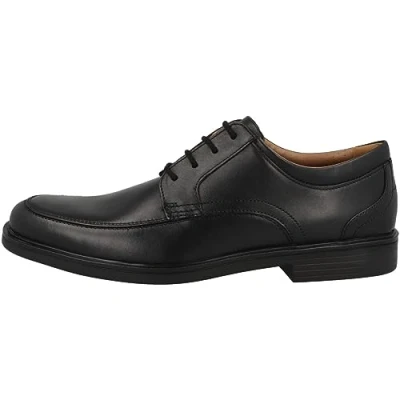 Afbeelding van Clarks UN Aldric PARK Veterschoenen, Heren, Maat: 40, Black Leer