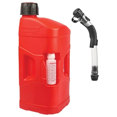 Image de Polisport ProOctane Bidon de carburant 20 l avec tuyau remplissage et capuchon rouge