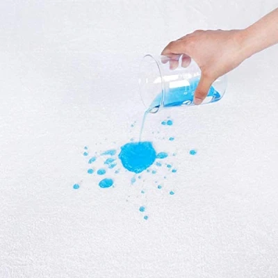 Afbeelding van Dudu N Girlie Waterdichte matrasbeschermer voor babydraagtas, 65 x 28 cm, precies passende babymatrasbeschermer, ademend en stil, antibacterieel volledig zittend.