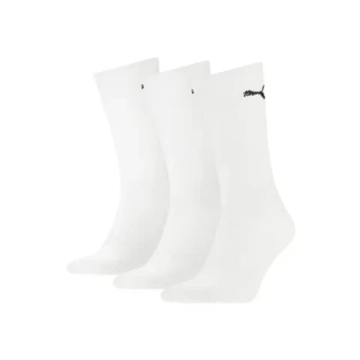 Afbeelding van 3 x Puma Sportsokken safari wit zand maat 43/46