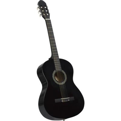 Afbeelding van vidaXL Gitaar klassiek beginner 4/4 39&quot; lindenhout zwart
