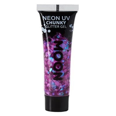 Afbeelding van Moon Glow Neon UV gel voor gezicht en lichaam, paars, 12 ml (1 stuk)