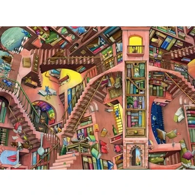 Afbeelding van Ravensburger Die Verrückte Bibliothek 500 Teile.