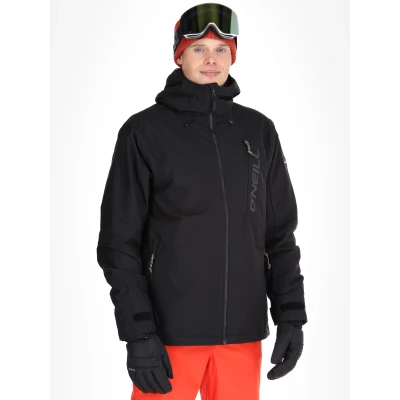 Afbeelding van O&#039;Neill Hammer Snojacket Winterjas, Heren, Maat: Large, Black out