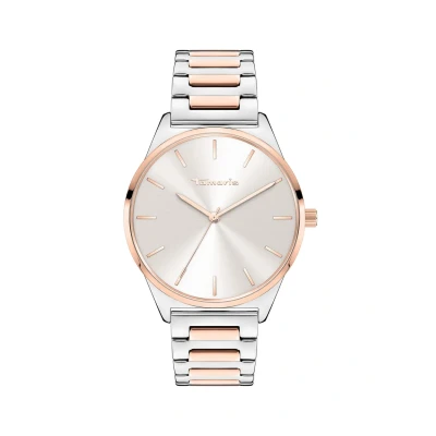 Afbeelding van Tamaris Horloge, Dames, Maat: One Size, Bicolor silber roségold