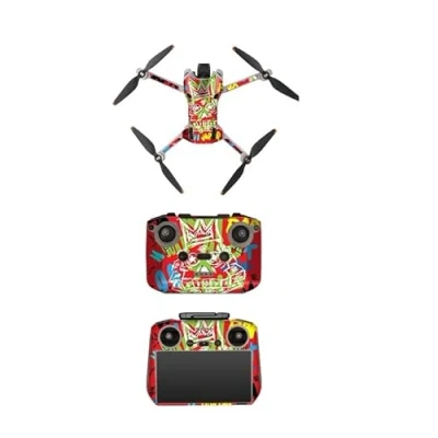 Afbeelding van Stickers Red Graffiti voor DJI Mini 4 Pro RC 2