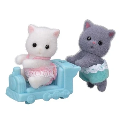 Afbeelding van Sylvanian Families Perserkatzen Zwillinge Figuren FUR PUP Speelgoed multicoloured voor kinderen, Maat: One Size, Multi coloured
