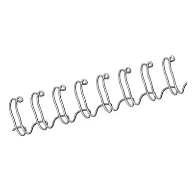 Afbeelding van Fellowes Draadruggen, Doos Van 100 Stuks, 14 Mm, Zilver Draadruggen