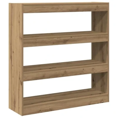 Afbeelding van vidaXL Boekenkast Artisan Eiken Bewerkt hout Medium