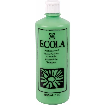 Afbeelding van Talens Ecola plakkaatverf flacon van 1000 ml, lichtgroen