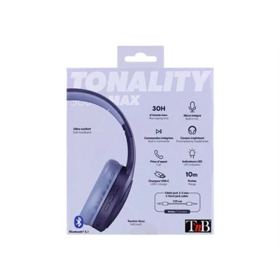 Afbeelding van Bluetooth hoofdtelefoon T&#039;NB TONALITY Blauw