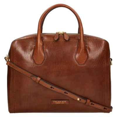 Afbeelding van The Bridge Laptoptassen Fiona cognac