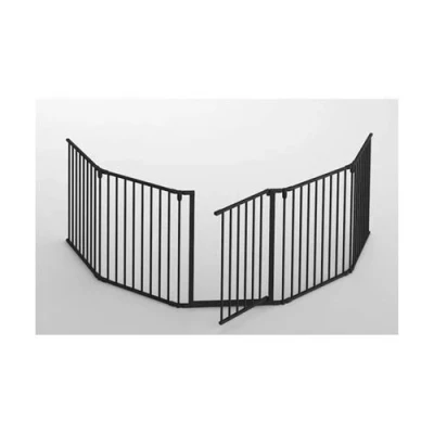 Image de NORDLINGER PRO Pare feu pliable avec portillon protection cheminee et poele
