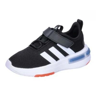 Afbeelding van adidas Racer TR23 Shoes Kids Sneakers, uniseks, kinderen, Core Zwart/Cloud Wit/Zonnerood