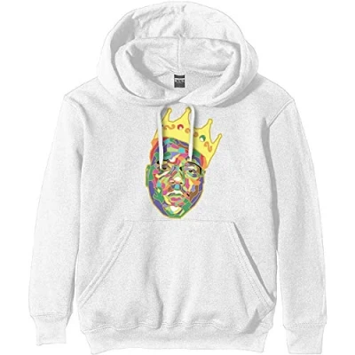 Afbeelding van Biggie Smalls Crown Hoodie/trui XL Wit
