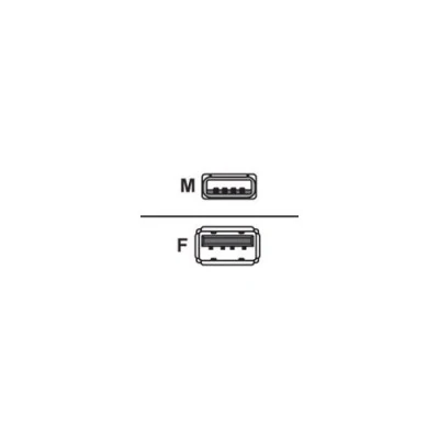 Image de Equip Rallonge de câble USB (M) pour (F) 2.0 5 m noir