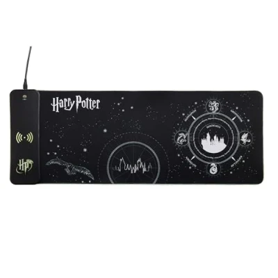Afbeelding van Numskull Harry Potter Oversize Gaming Mat &amp; Mobile Charger (XXL), Muismat, Veelkleurig