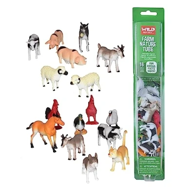 Afbeelding van Wild Republic Europe APS Tube boerderijdieren, 28 cm, 12883 Engelse versie