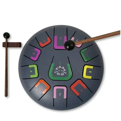 Afbeelding van TAMBÚ Deep Space (mat antraciet) Tamboerijn/drums/klankschaal van uitmuntende kwaliteit
