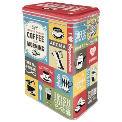 Afbeelding van Bewaarblik Coffee Collage