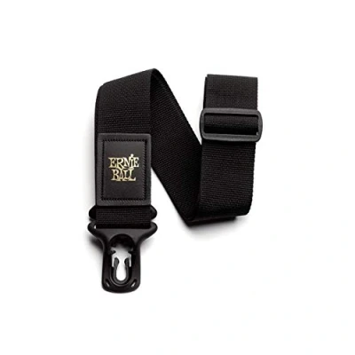Afbeelding van Ernie Ball PolyLock Gitaarbandsluitingen, zwart