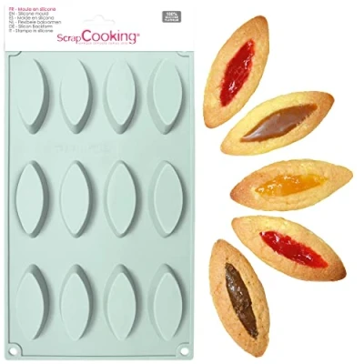 Afbeelding van scrapcooking 12 bakjes siliconen vorm